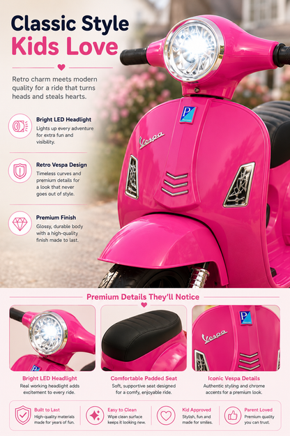 Little Wheels™ Ride-On Electric Scooter for Kids